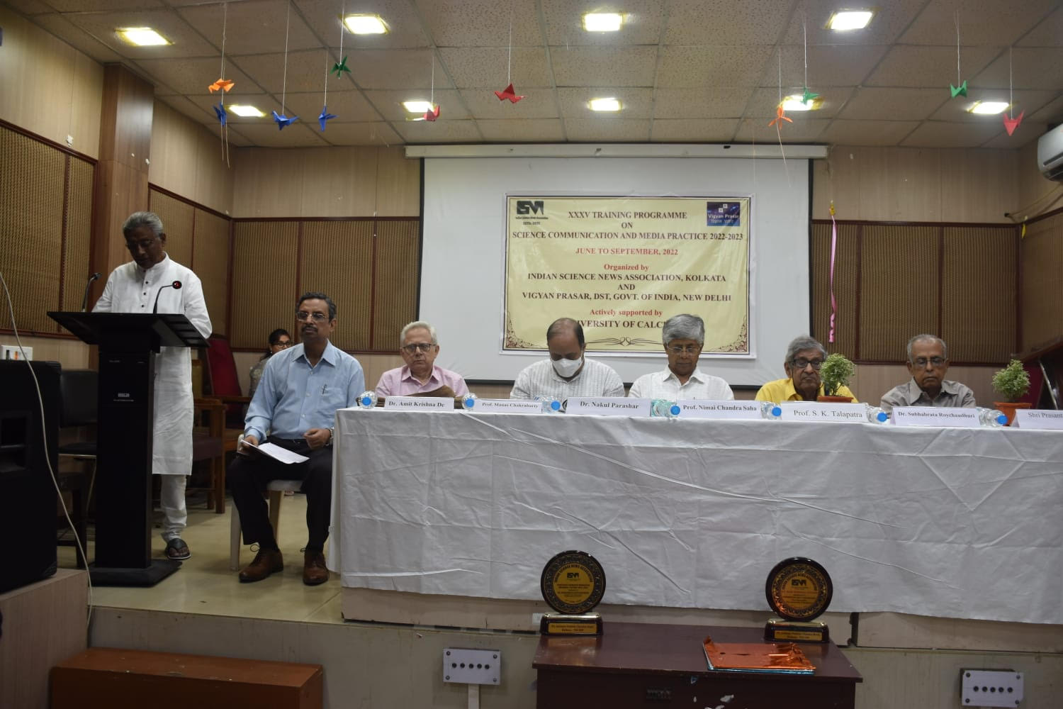 Inauguration of XXXV Training Programme on Science Communication and Media Practice,Dated: 17th June, 2021